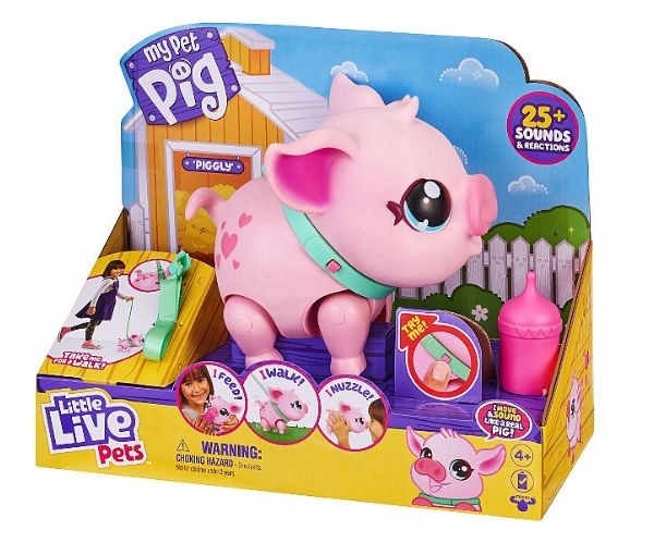 Interaktywna zabawka Little Live Pets Moja świnka Piggly