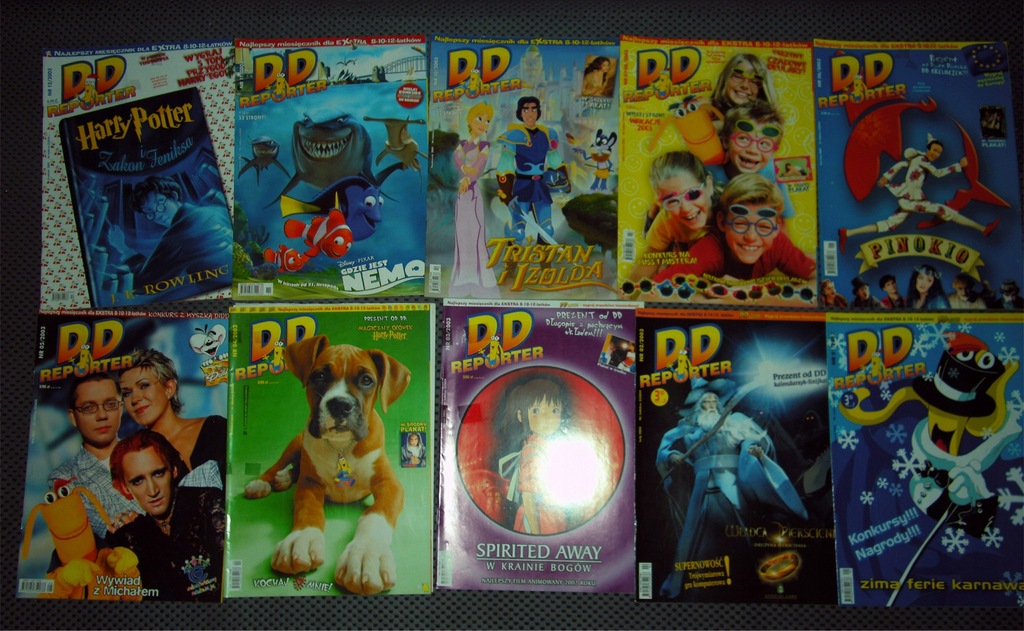 DD Reporter, 21 numerów, stan bdb, 2002-2003