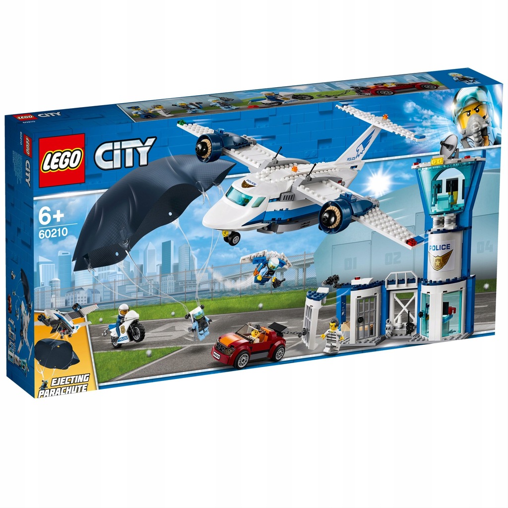 Купить База воздушной полиции LEGO City 60210: отзывы, фото, характеристики в интерне-магазине Aredi.ru