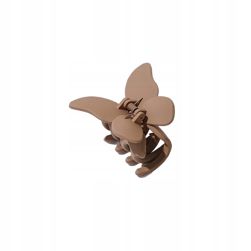 Spinka do włosów klamra motylek brąz XL 6 cm SP182