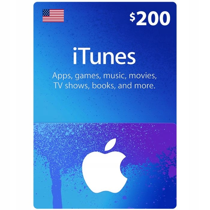 App Store & iTunes Gift Card 200$