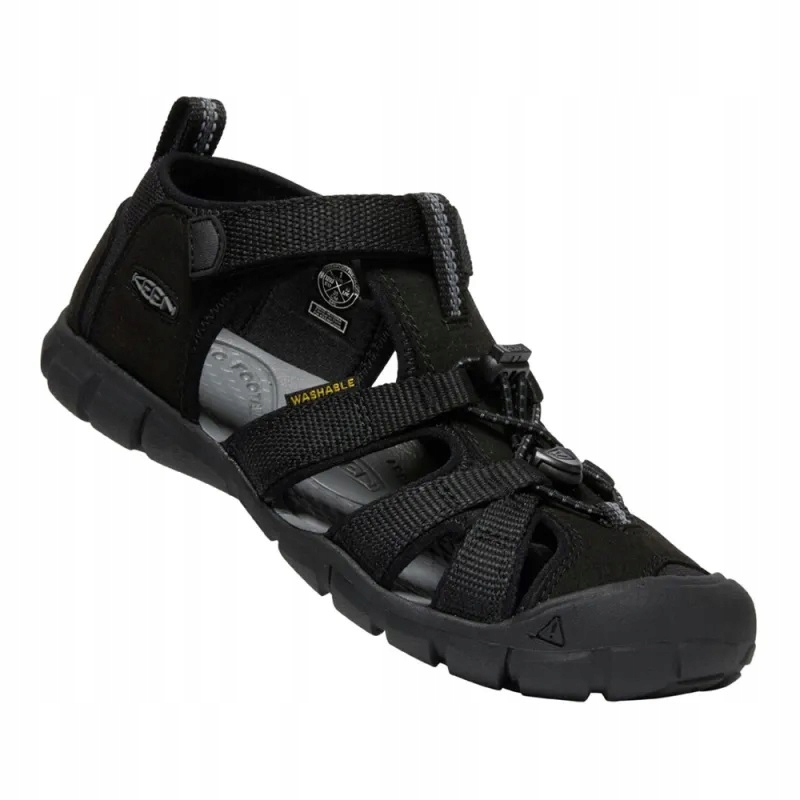 SANDAŁY DZIECIĘCE KEEN SEACAMP II BLACK GREY 32/33 1027418