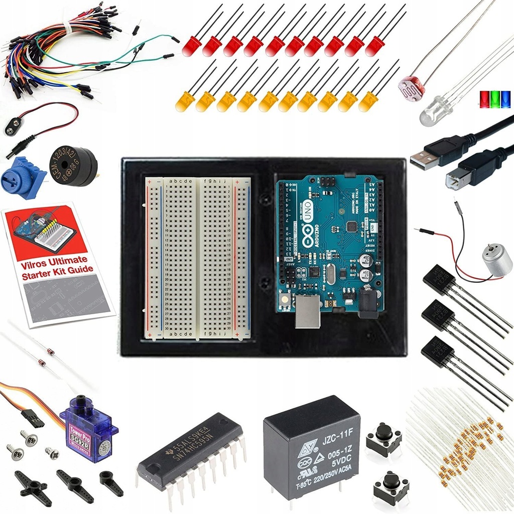 VILROS Arduino Uno R3 Ultimate Zestaw Startowy