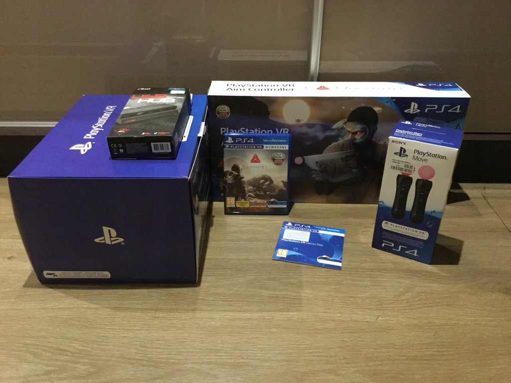 PlayStation VR + zestaw dodatków