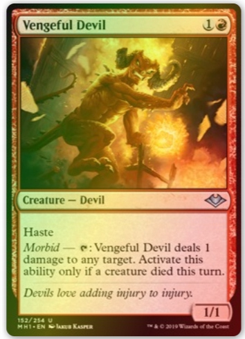 MTG Vengeful Devil *FOIL*