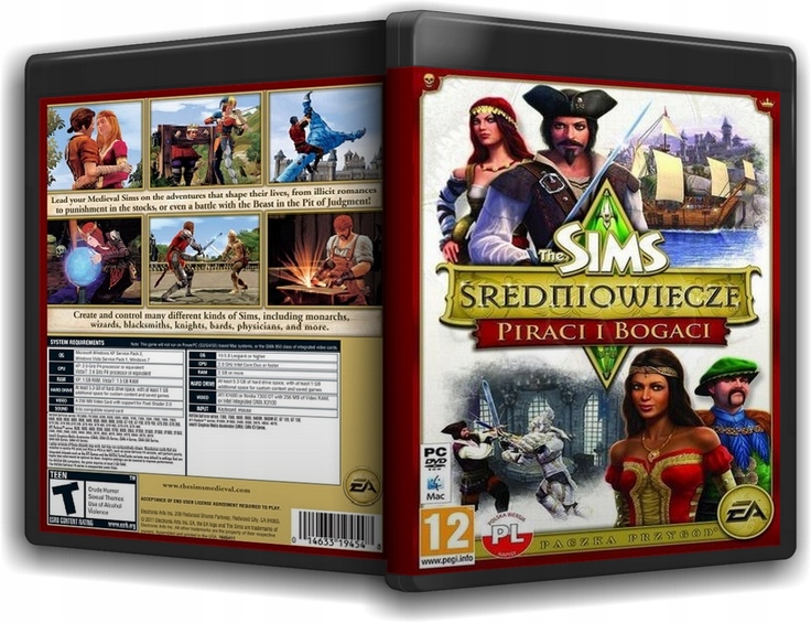 The Sims Sredniowiecze Medieval Dodatki 8288617884 Oficjalne Archiwum Allegro