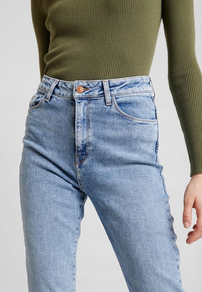 EFL304 NEW LOOK MOM JEANS SPODNIE DAMSKIE 34