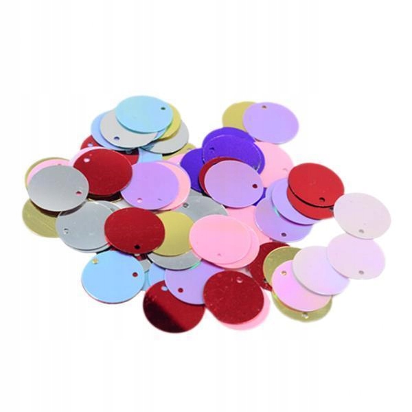 12X DIY Shiny Round Loose Sequins Paillettes