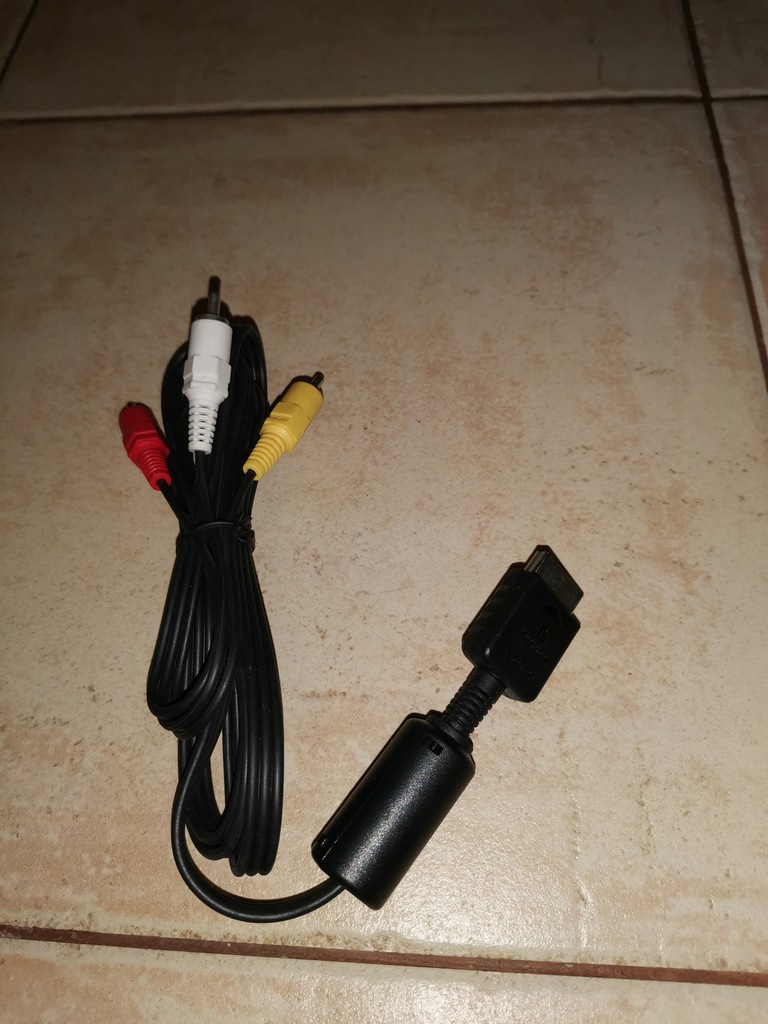 Oryginalny KABEL COMPONENT PLAYSTATION PS2 CHINCH