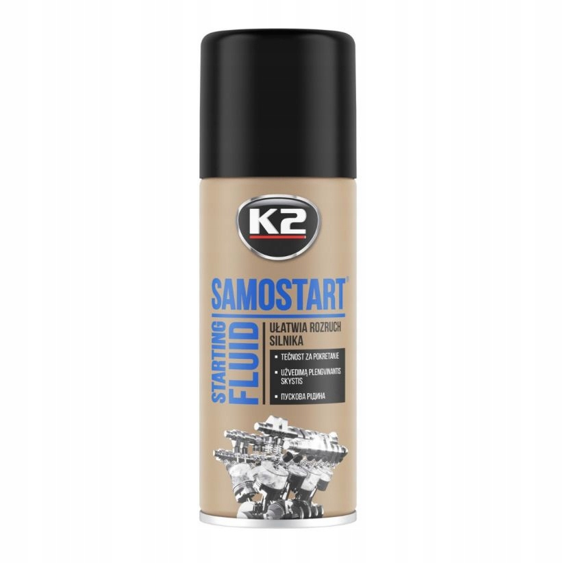 K2 SAMOSTART 400 ML rozruch starter silnika spray