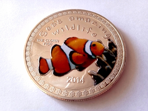 BURUNDI - 5000 franków 2014, Błazenek , kolor, przepiękna moneta !