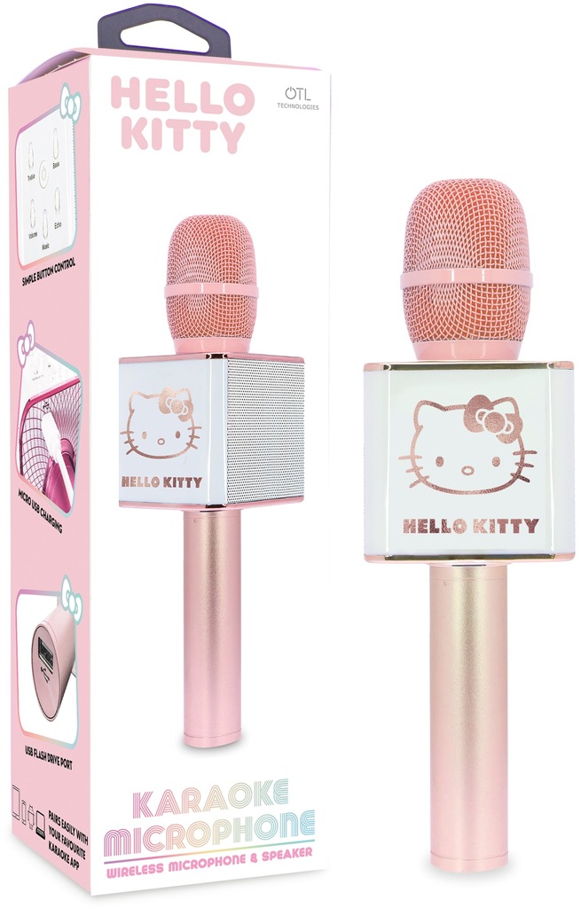 Mikrofon OTL Technologies Hello Kitty Karaoke mikrofon s BT repro