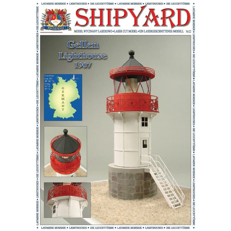 ShipYard Nr 39 Latarnia Morska Gellen skala 1:72