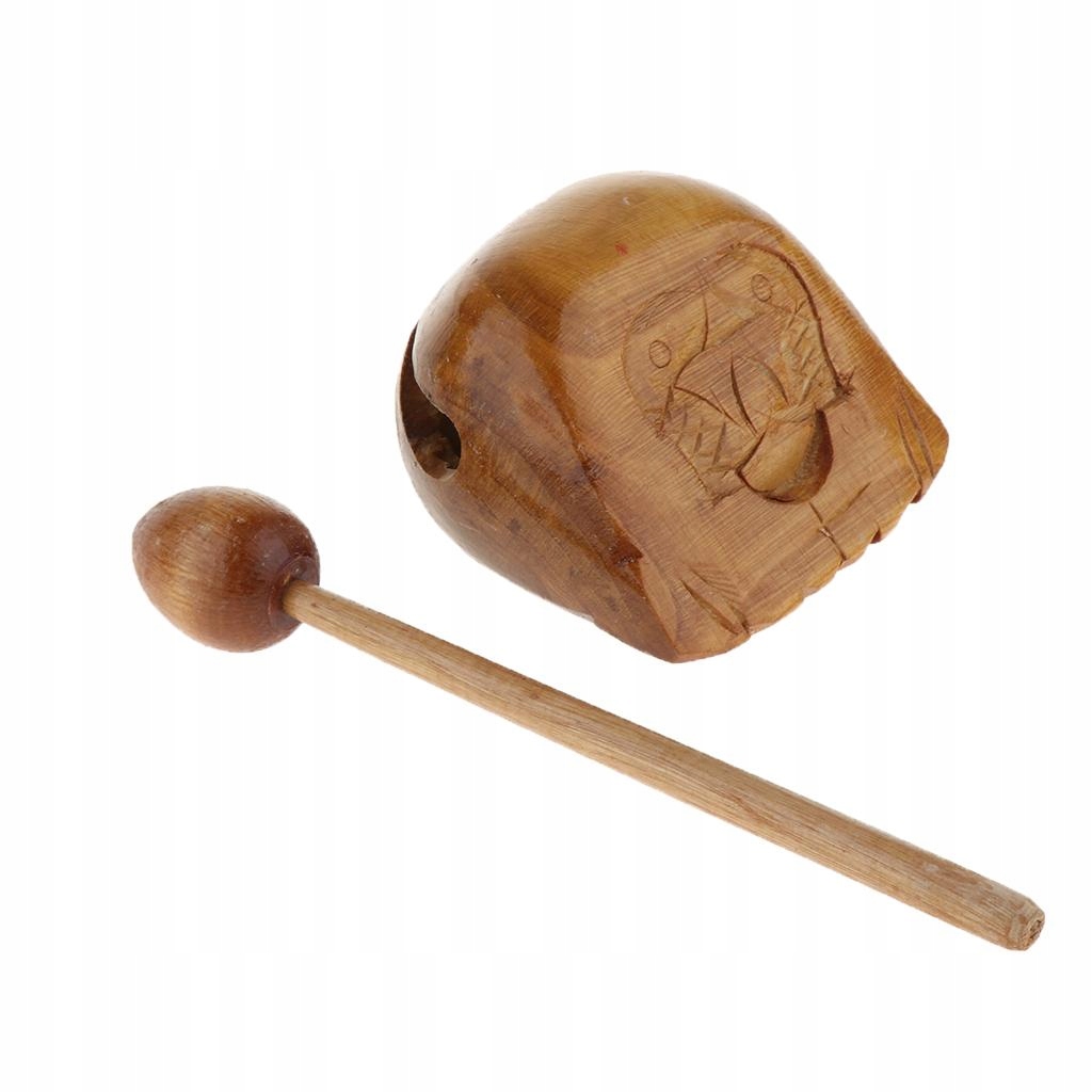 Solid wood hand percussion with hammer rhythmic