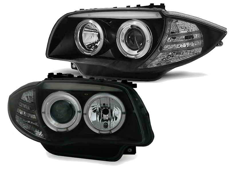 Lampy Reflektory BMW 1 E87 E81 0411 LED RINGI