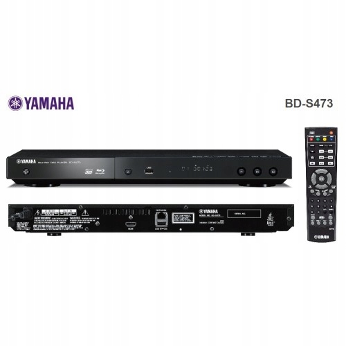Odtwarzacz Blu-Ray Yamaha BD-S473 DLNA USB 3D HDMI