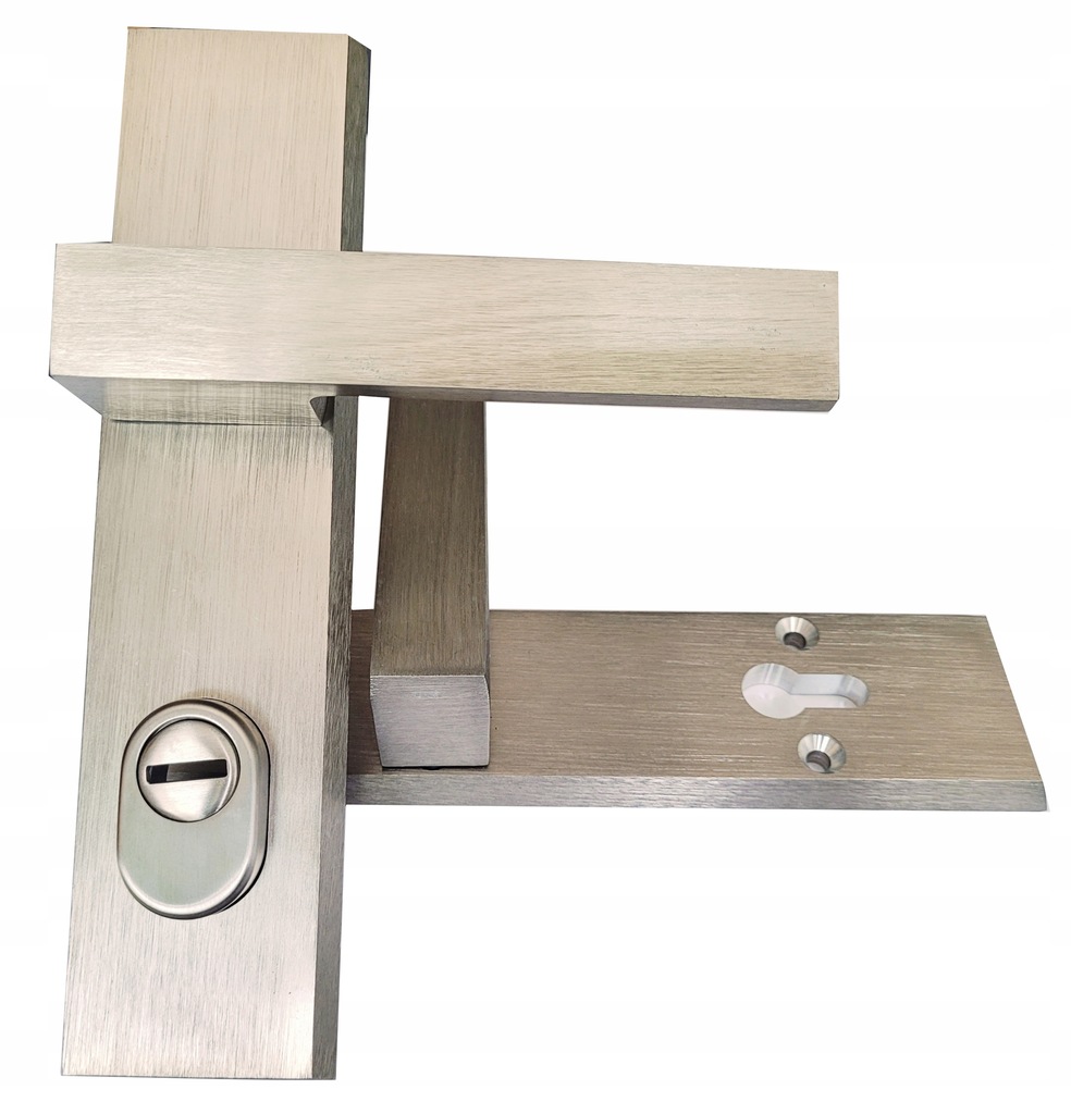 Klamka Delta SIMON ALUMINIUM ANODOWANE + SZYLDY