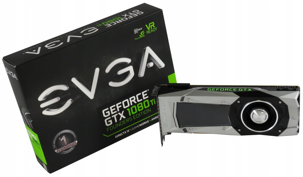 EVGA NVIDIA GEFORCE 1080 Ti FOUNDERS EDITION 11GB 11G-P4-6390-KR