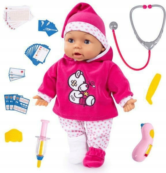 Lalka Doktor Baby 38 cm 93841AA Bayer