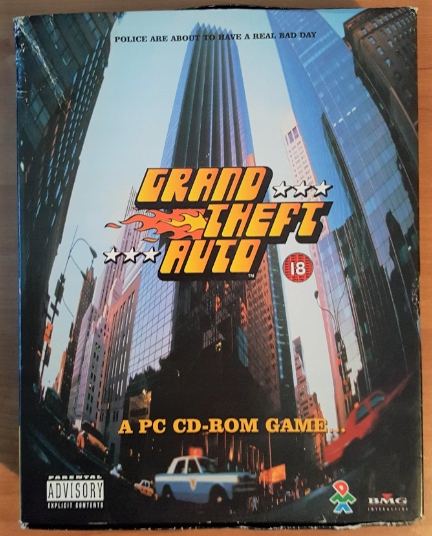 big box PC GTA 1 grand theft auto