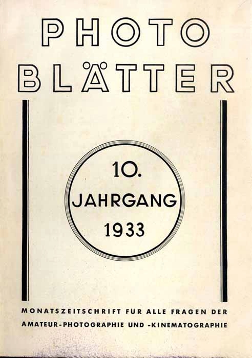 Agfa Photoblatter 1933 / Nr 1-12 komplet - rocznik