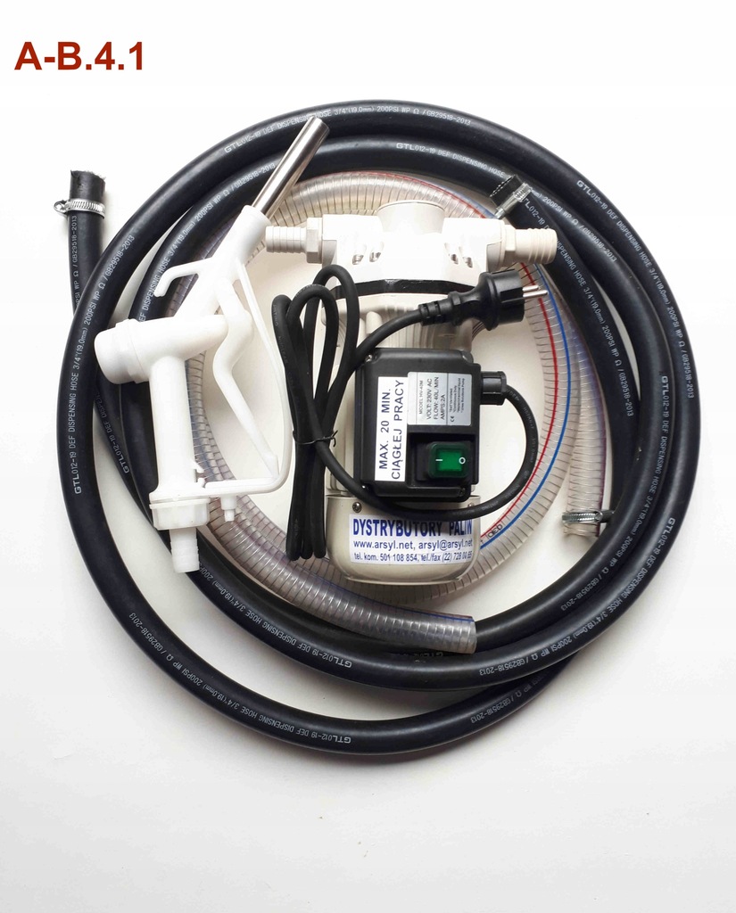 CPN DYSTRYBUTOR DO ADBLUE POMPA DO ADBLUE MOCZNIKA