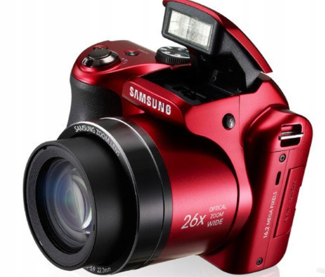 Aparat cyfrowy Samsung WB100 red - 0