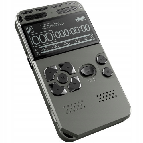 Cyfrowy mini dyktafon V35, 8 GB, aktywacja głosowa, odtwarzacz MP3