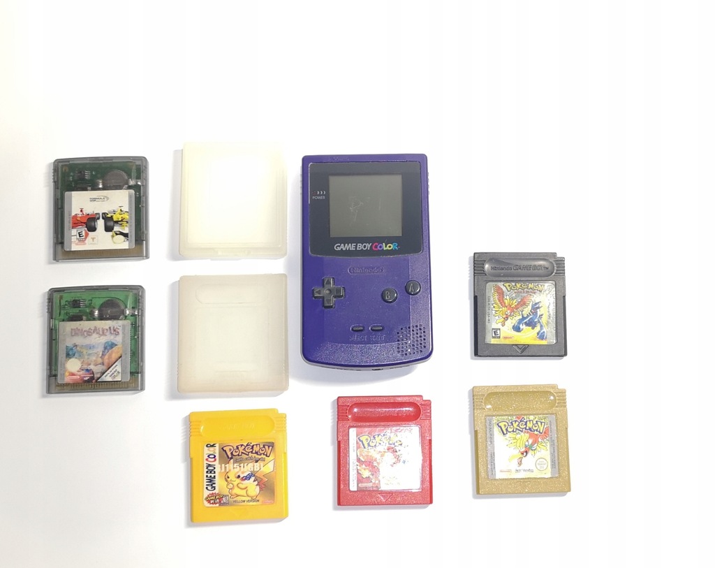 GameBoy Color Fioletowy + Gry