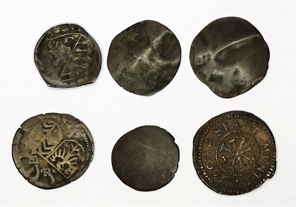 tb 572 piękny zestaw monet -stare Niemcy - rzadsze