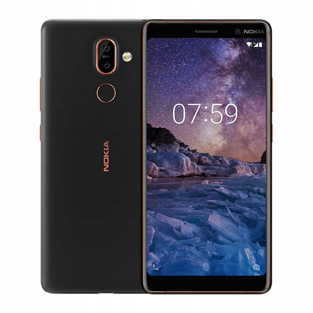 Nokia 7 Plus 4/64, czarno-miedziany