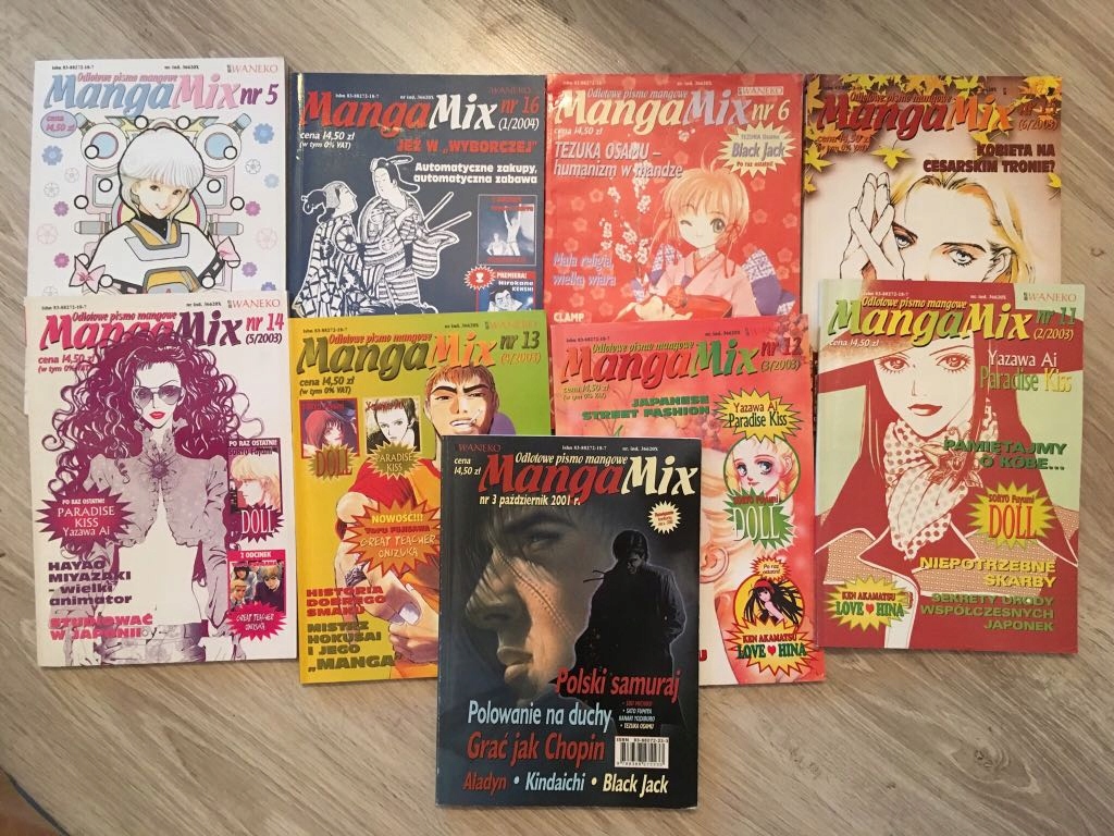 Manga Mix - zestaw 9 magazynów