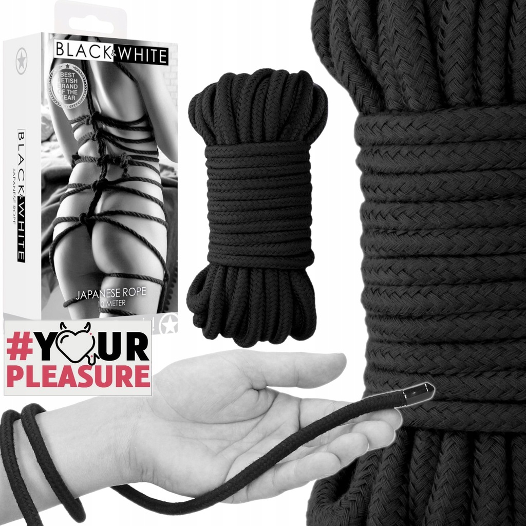 LINA SZNUR do krępowania BONDAGE BDSM SHIBARI 10m