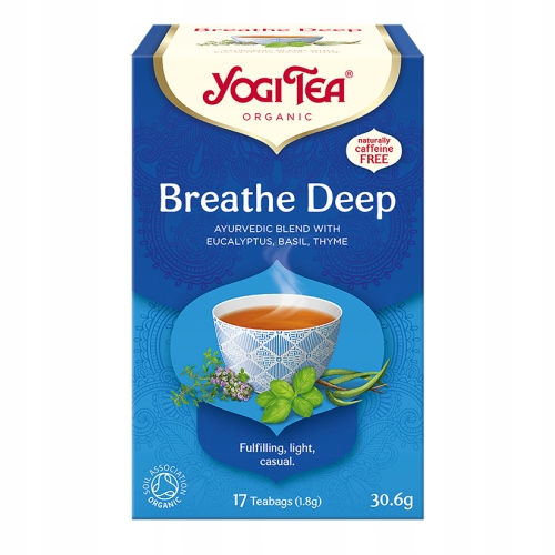 Herbata Głęboki Oddech BIO (17x1,8g) Yogi Tea