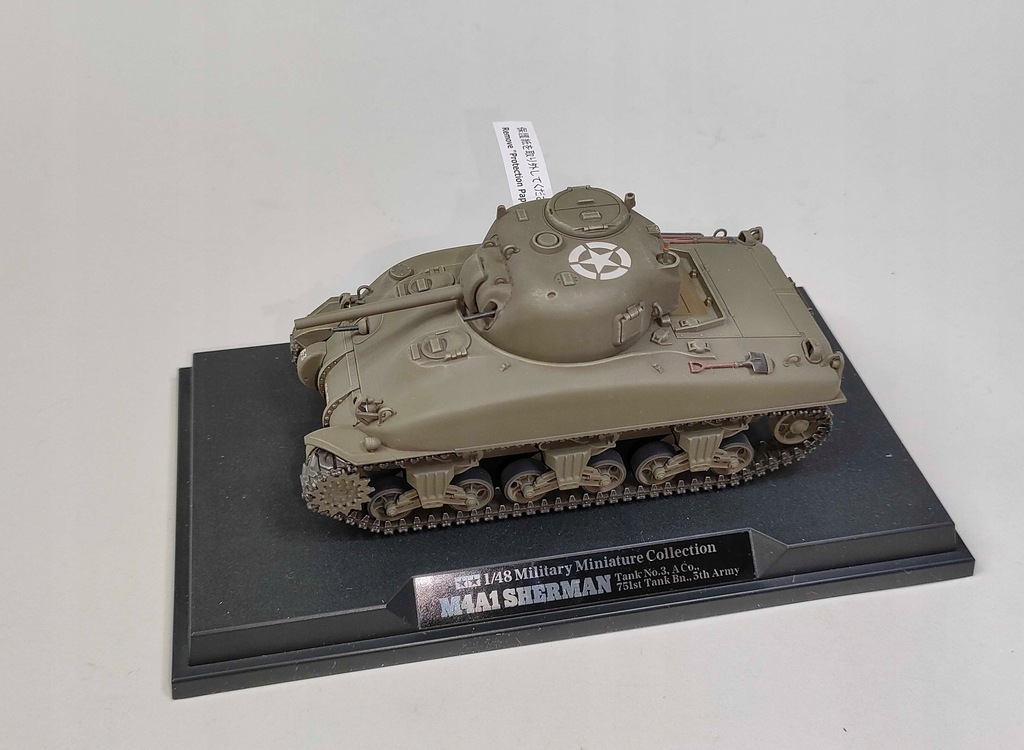 M4A1 Sherman Tank No.3, A Company, 5th Army Tamiya 26515 1/48