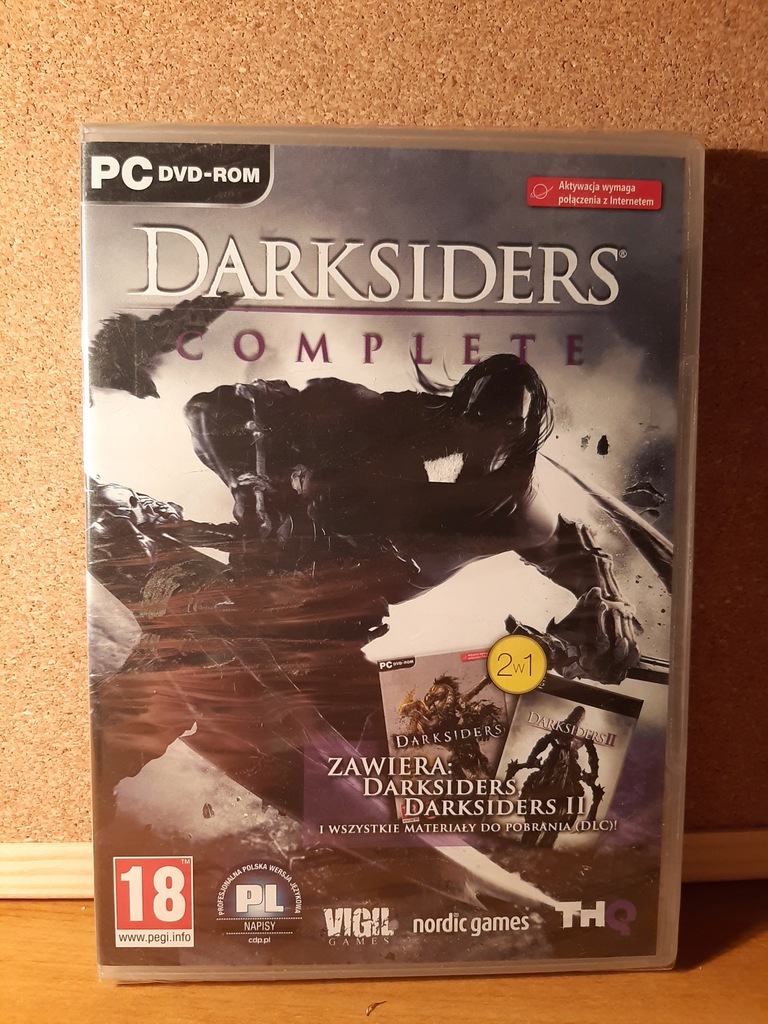 DARKSIDERS COMPLETE PC PL retro unikat klasyk nowa