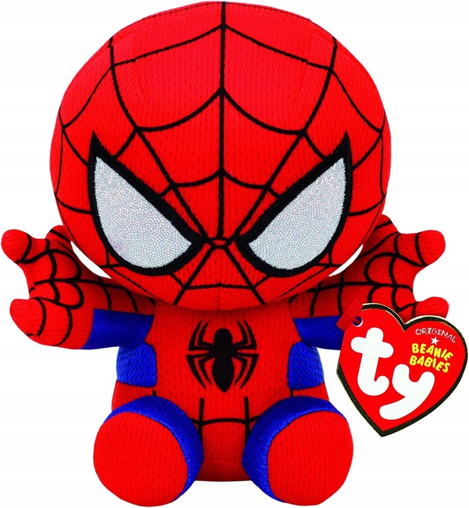 MASKOTKA SPIDER MAN FIGURKA DLA DZIECI PLUSZOWA MARVEL NA PREZENT AVENGERS