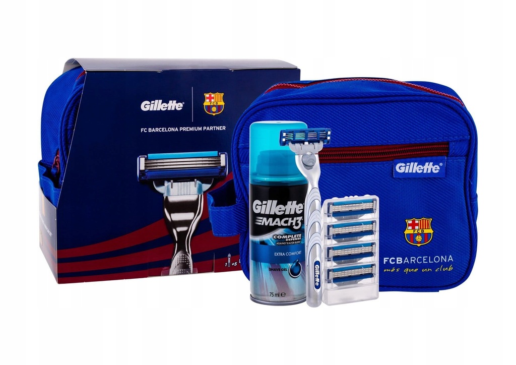 Zestaw Gillette Mach3 Turbo FC Barcelona