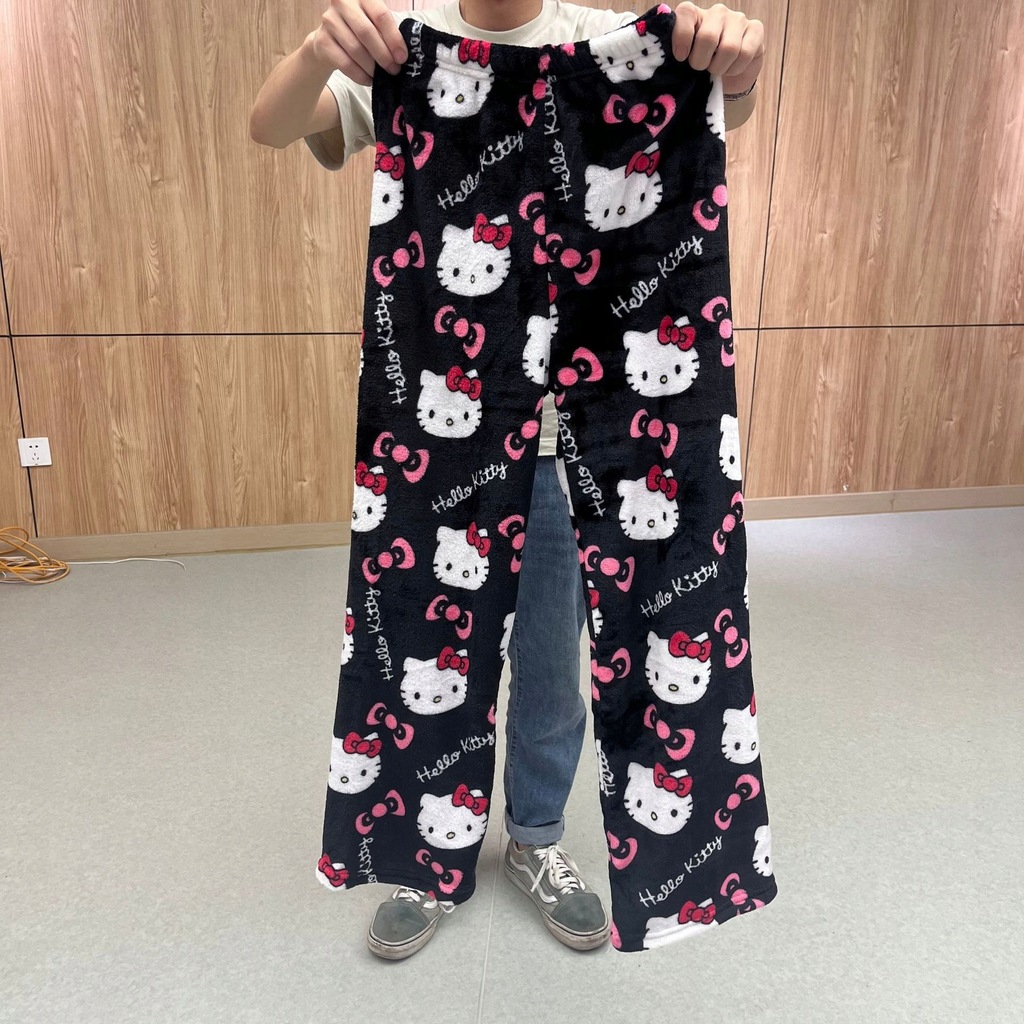 Sanrio Kawaii Hellokitty spodnie od piżamy Sa