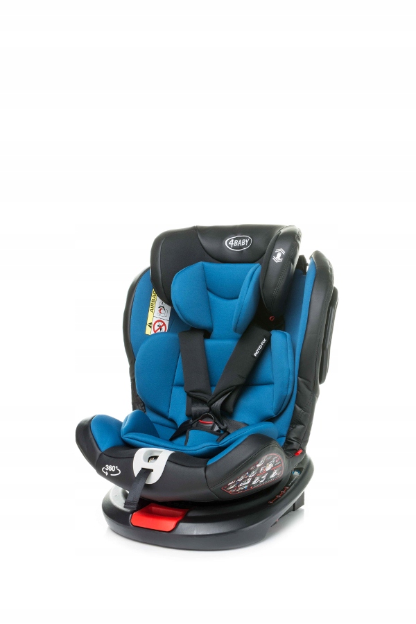 FOTELIK OBROTOWY 360° 4BABY 0-36kg ISOFIX BLUE