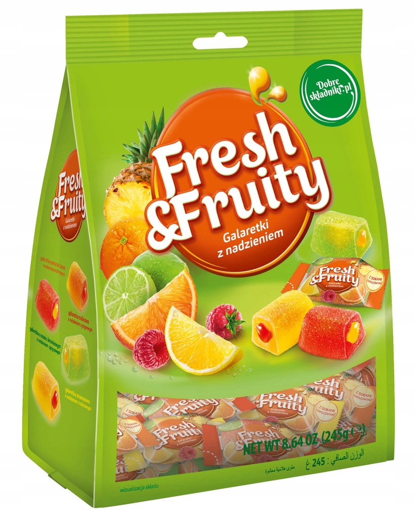 WAWEL GALARETKI FRESH&FRUITY 245 g