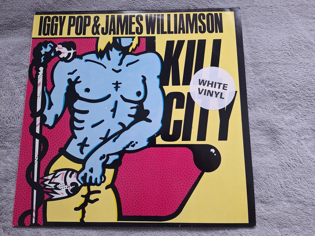 IGGY POP James WILLIAMSON Kill City LP White 1988