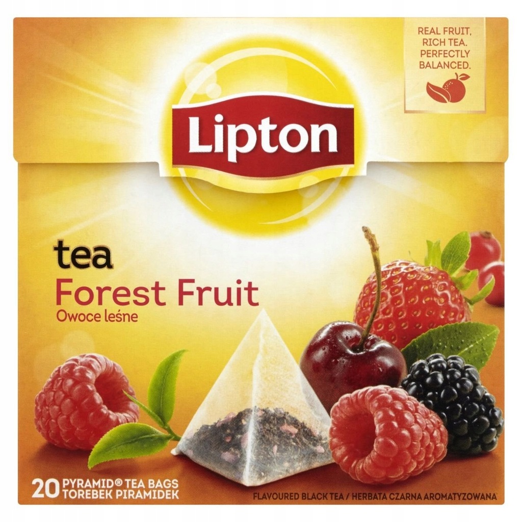 Herbata LIPTON PIRAMID FOREST .FRUIT (20 saszetek)