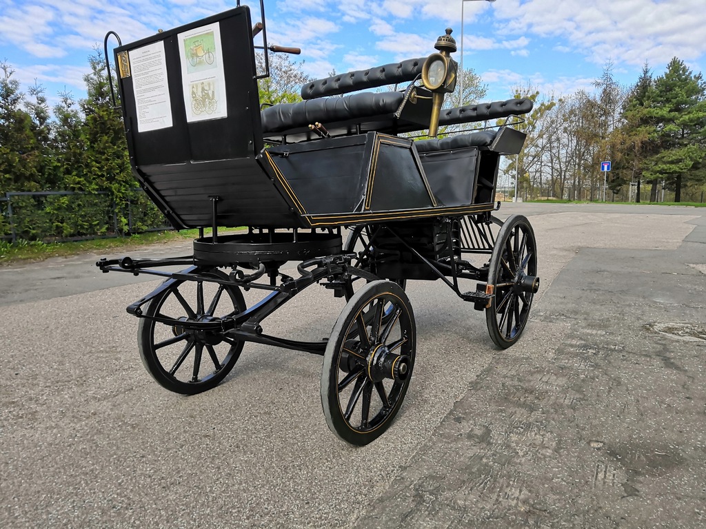 Replika Daimler 1886 motor carriage, motorkutsche