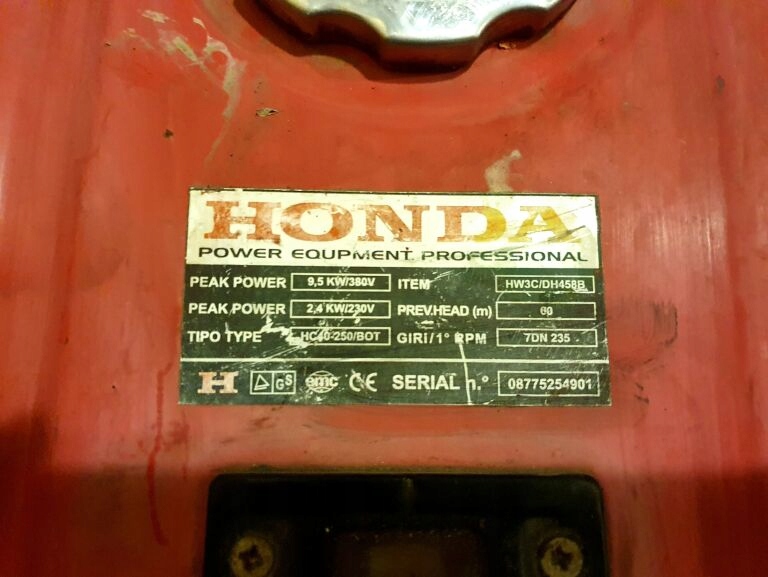 AGREGAT PRĄDOTWÓRCZY HONDA EC 9500 9780781985