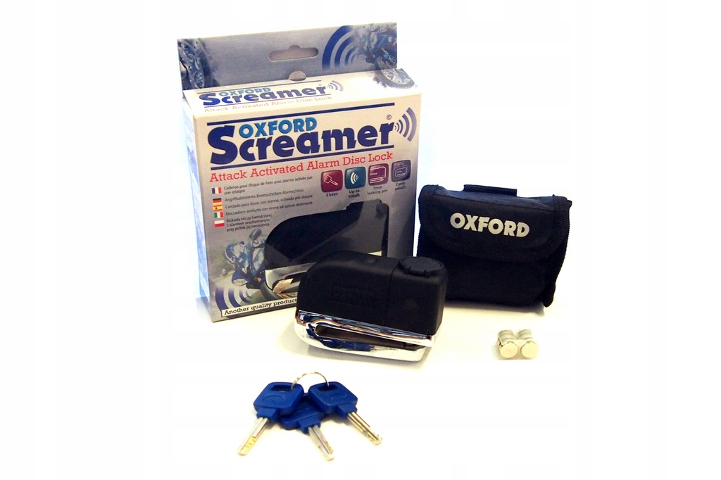OXFORD SCREAMER BLOKADA TARCZY HAMULCOWEJ ALARM 12454657288