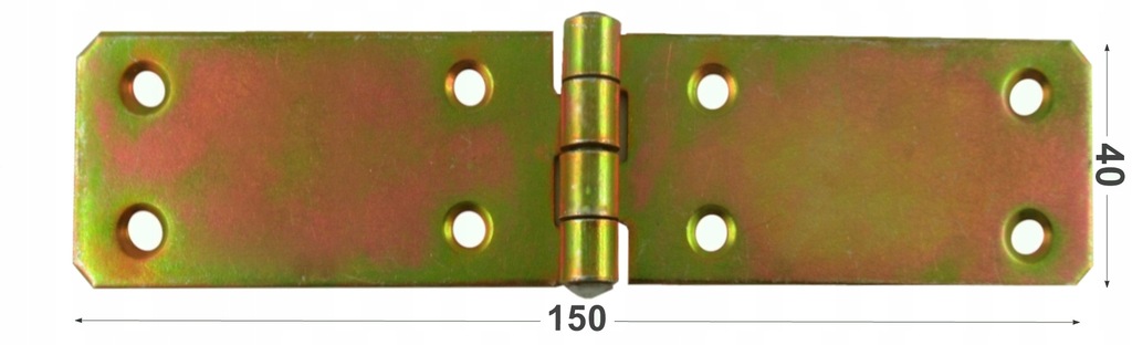 Купить ПЕТЛЯ СТРОИТЕЛЬНАЯ НАКЛАДНАЯ ДЛЯ ДВЕРЕЙ 40 х 150 ОЦИНКОВАННАЯ ...