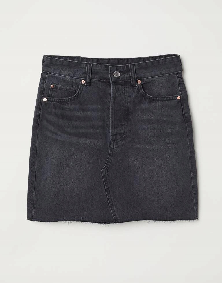 32O137 H&M__Z06 MINI SPÓDNICA JEANS__M