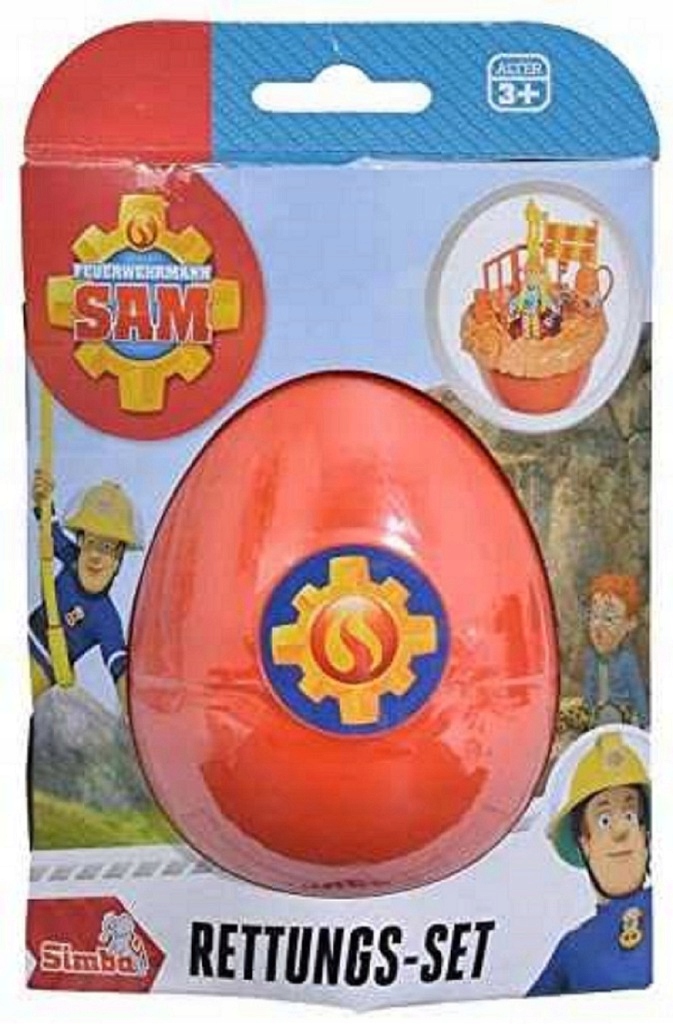 Strażak SAM zestaw z Figurką w jajku NORMAN