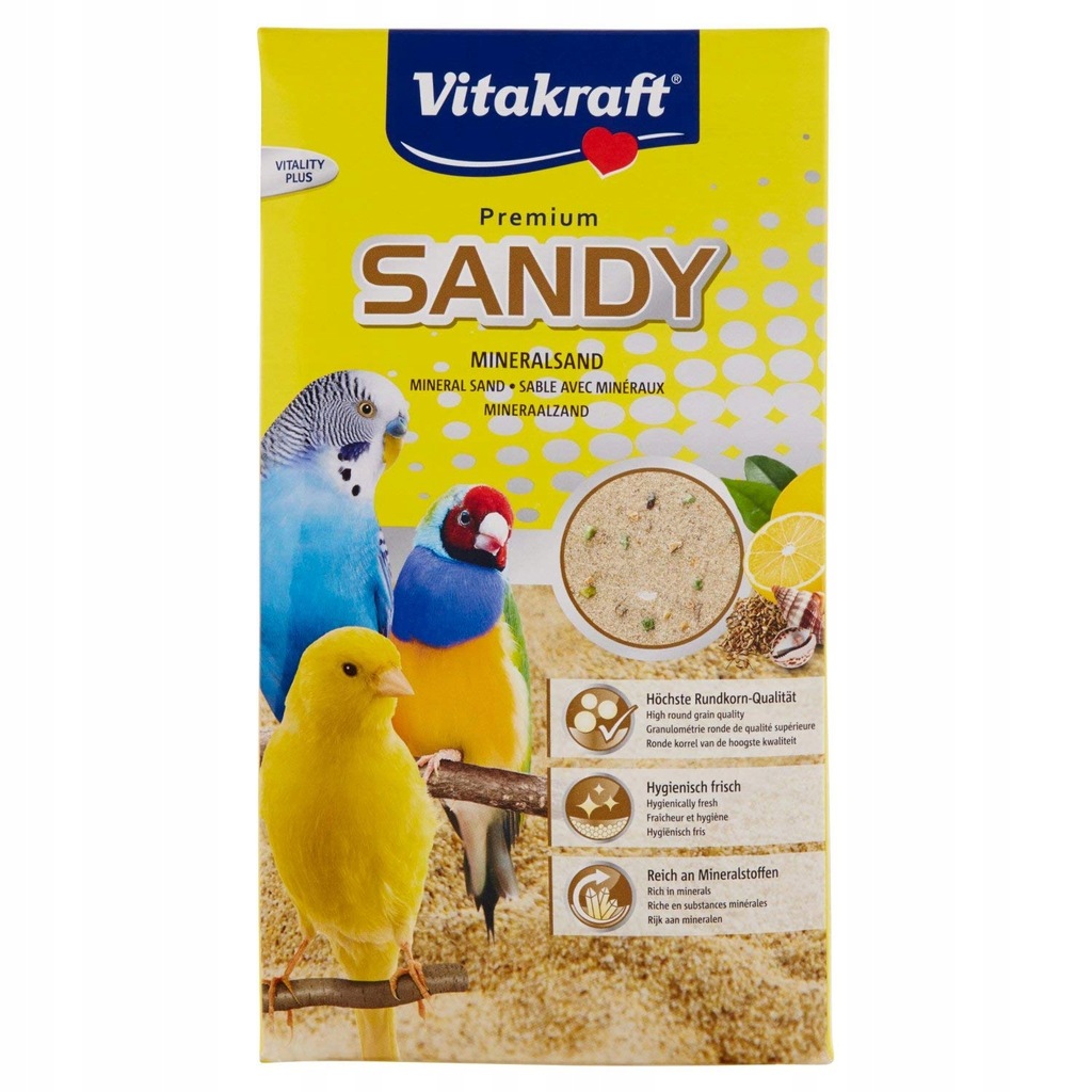 Piasek dla ptaków Vitakraft Sandy, 2 kg